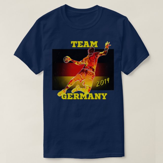 Handball Team Germany 2019 Fan Shirt (Design Front)
