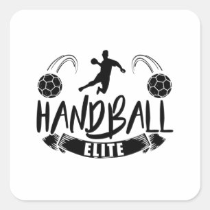 Handball Team   Handball players Sport Trainer Square Sticker
