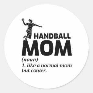 Handball Team sport Indoor sport Goalkeeper Classic Round Sticker