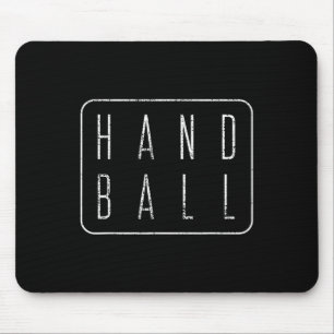 Handball Vintage Gift Player Tee Mouse Pad