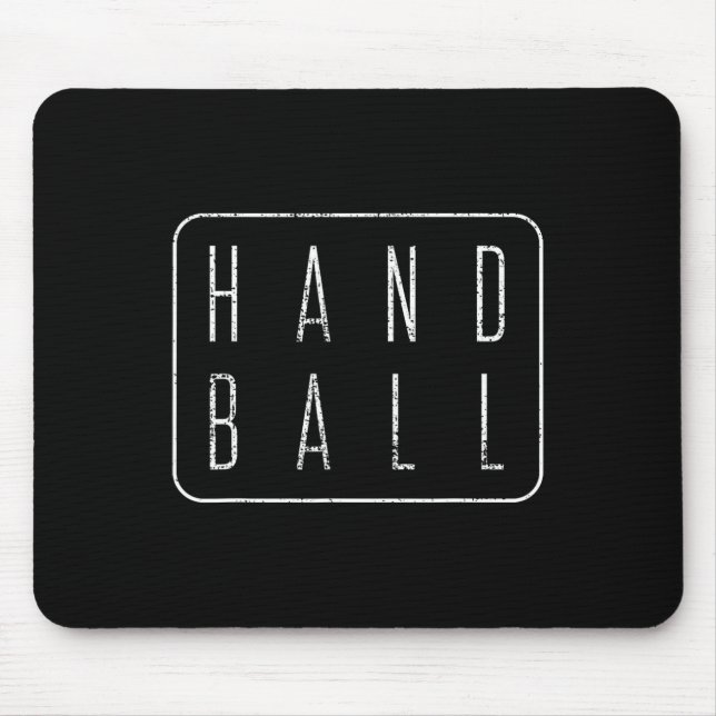 Handball Vintage Gift Player Tee  Mouse Pad (Front)