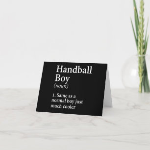 Handballer Handball Boy Ball Sports Gift Boys Card