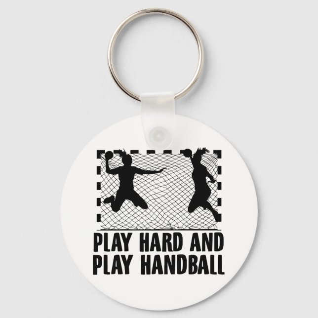 Handballer Sayings | Handball Team Sport Gifts Key Ring (Front)