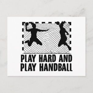 Handballer Sayings Handball Team Sport Gifts Postcard