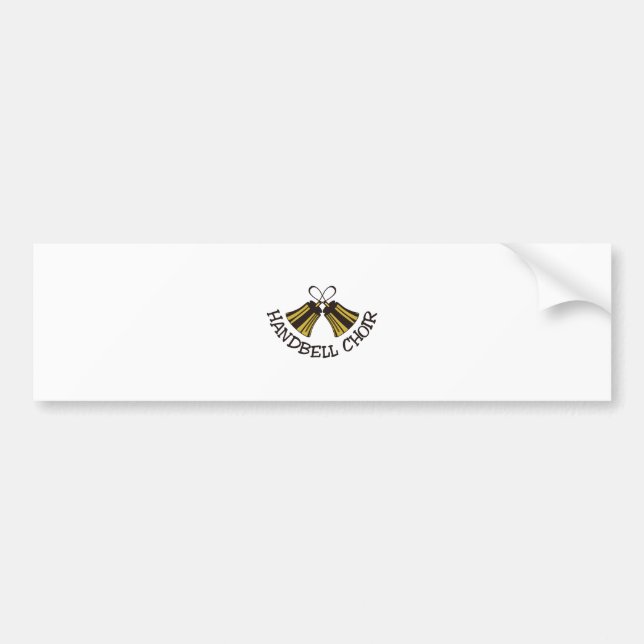 Handbell Choir Bumper Sticker (Front)