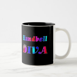 Handbell Diva Two-Tone Coffee Mug