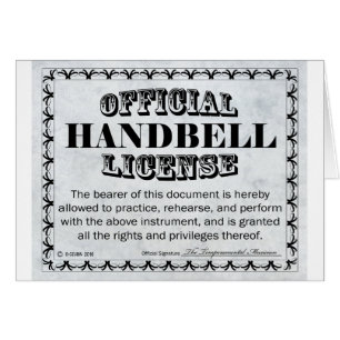 Handbell License