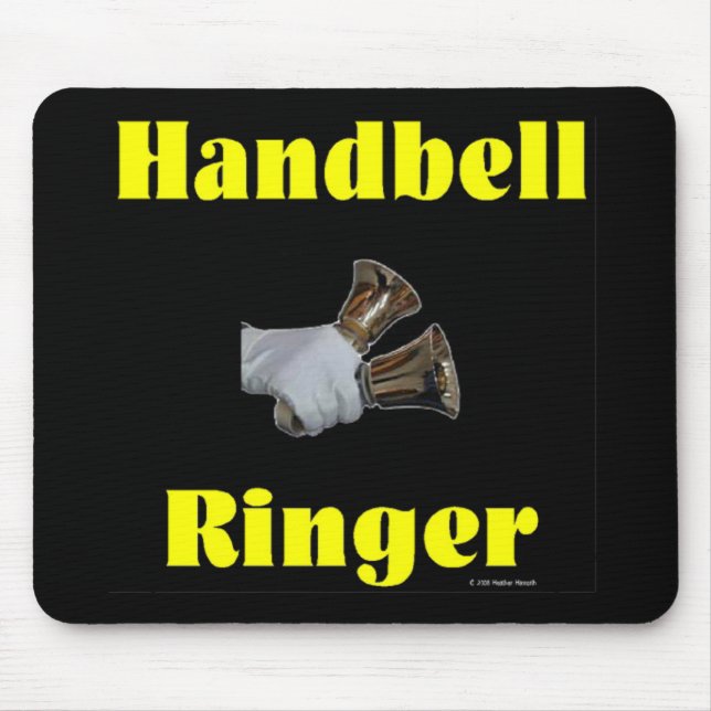 Handbell Ringer Mousepad (Front)