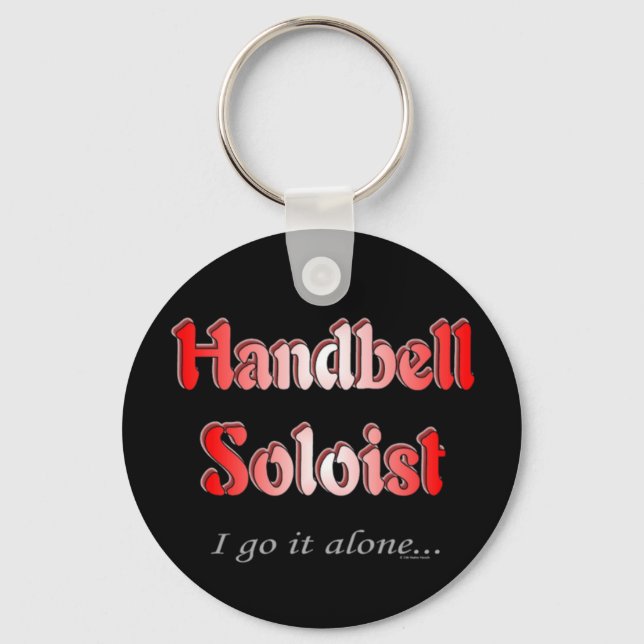 Handbell Soloist Key Ring (Front)