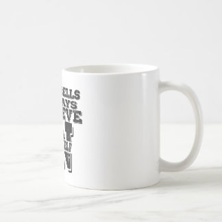HANDBELLS ALWAYS BELIEVE IN YOURSELF MUSIC COFFEE MUG