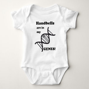 Handbells Are In My Genes Baby Bodysuit