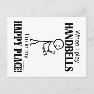 Handbells Happy Place Postcard