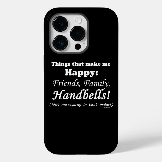 Handbells Make Me Happy Case-Mate iPhone Case (Back)