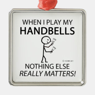 Handbells Nothing Else Matters Metal Tree Decoration