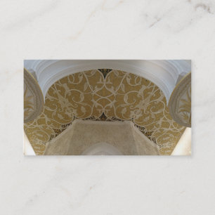 Handcafted Gold Motif Business Cards