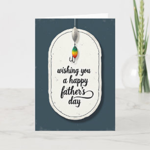 Handcrafted Fathers Day Plaque Card