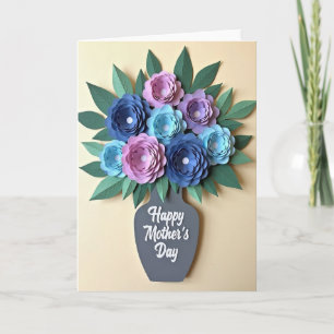 Handcrafted Floral Card