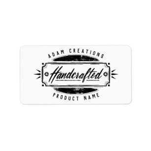 Handcrafted Personalised Label Stickers