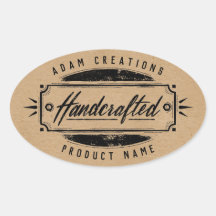 Handcrafted Personalised Label Stickers