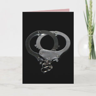 HANDCUFFS KINKY wife husband LOVE CARDS