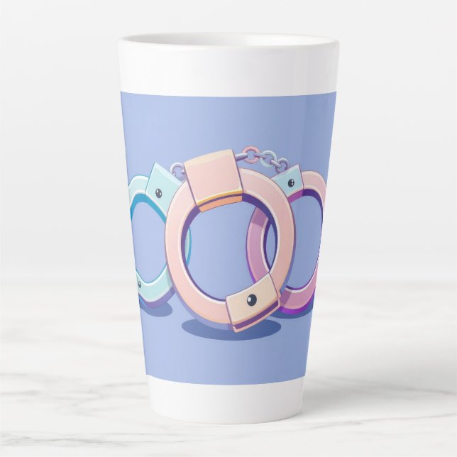 Handcuffs Latte Mug (Front)