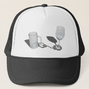 HandcuffsBeerSteinWineGlass112611 Trucker Hat