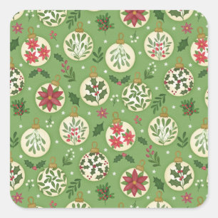 HandDrawn Christmas Ornament Sticker
