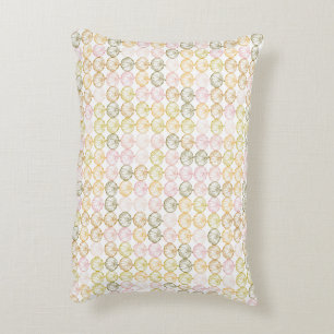 Handdrawn colourful pumpkin pattern in autumn colo decorative cushion