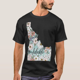 Handdrawn Idaho Floral T-Shirt
