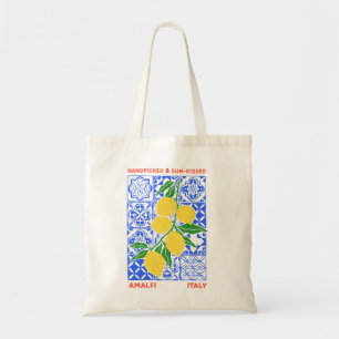 Handdrawn Lemon Summer Quote Tote Bag