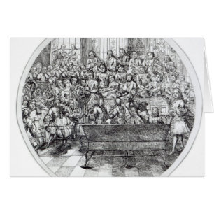 Handel conducting an oratorio, c.1740