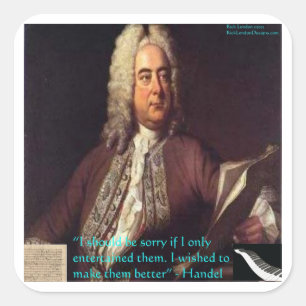 Handel Making People Better Quote Gifts & Cards Square Sticker