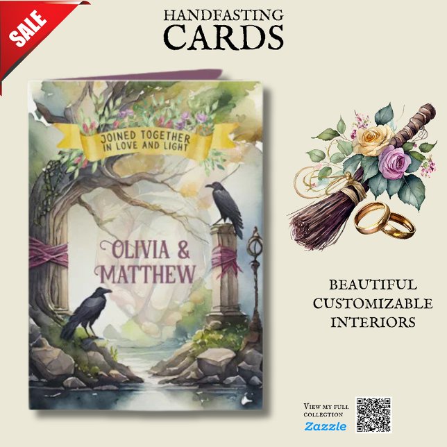 HANDFASTING CARDS PERSONALIZED TREE OF LIFE 🌿 (Creator Uploaded)