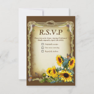 Handfasting Ceremony - Tying the Knot RSVP Card