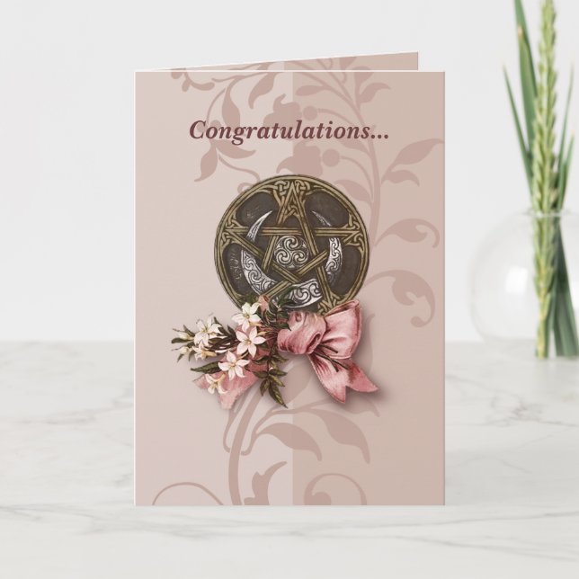 Handfasting Congratulations Card (Front)