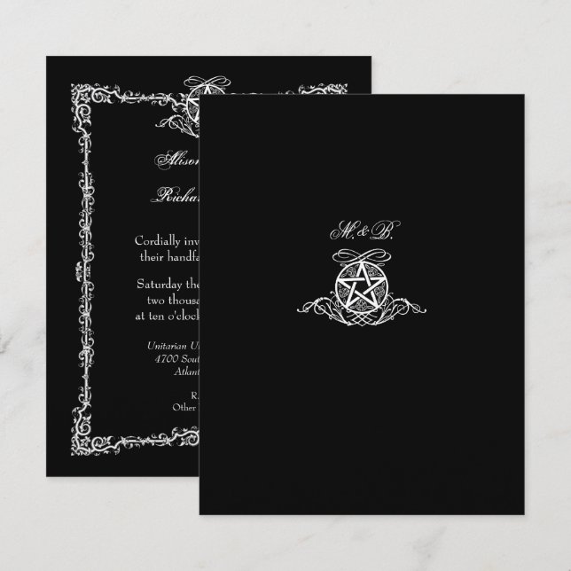 Handfasting Invitation (Front/Back)