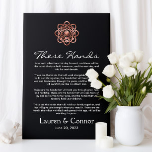 Handfasting Irish Wedding Keepsake Celtic Knot Canvas Print