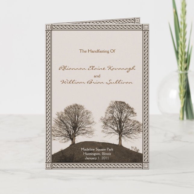 Handfasting Program (Front)