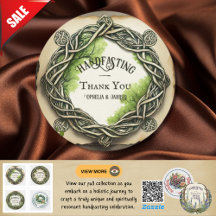 HANDFASTING STICKERS FOR FAVORS ENVELOPES CORD