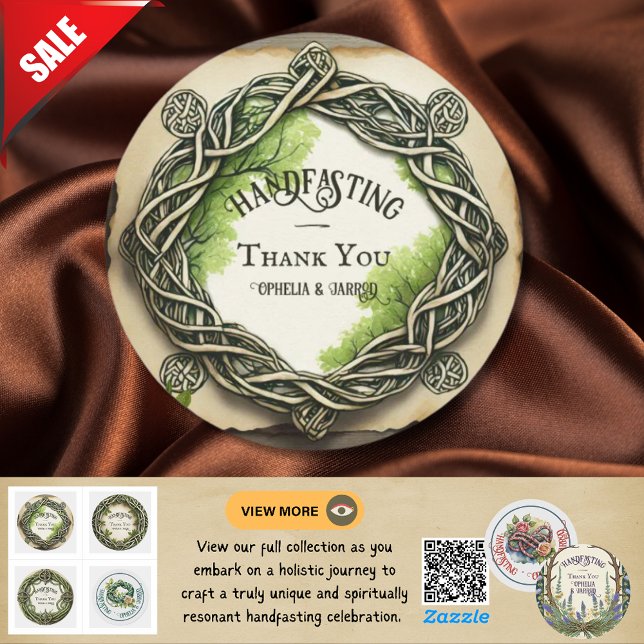 HANDFASTING STICKERS FOR FAVORS ENVELOPES CORD (Creator Uploaded)