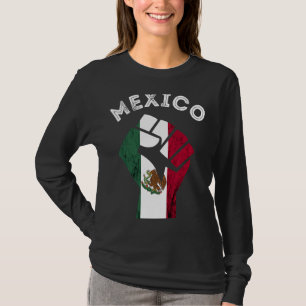 Handfist Mexican Flag Mexico Mexican Pride Mexican T-Shirt
