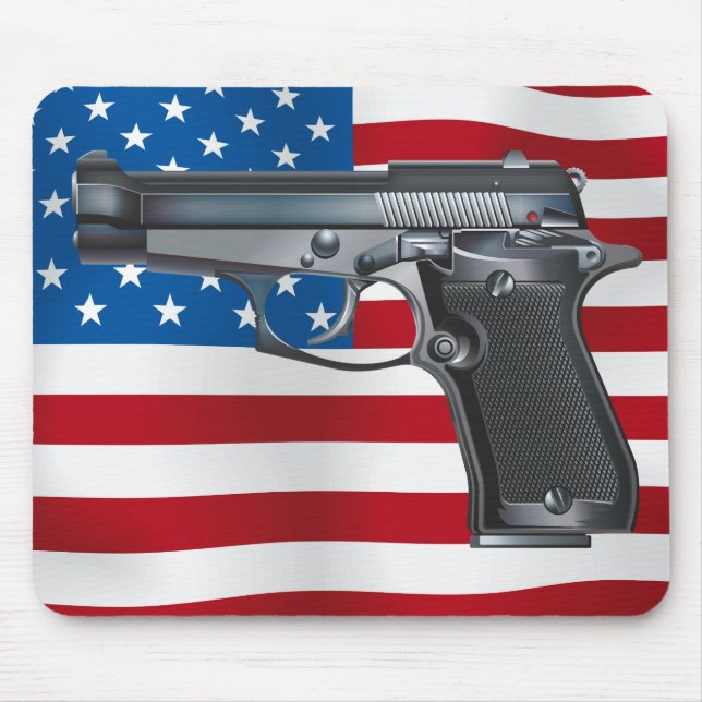 HandGun USA Mouse Pad (Front)