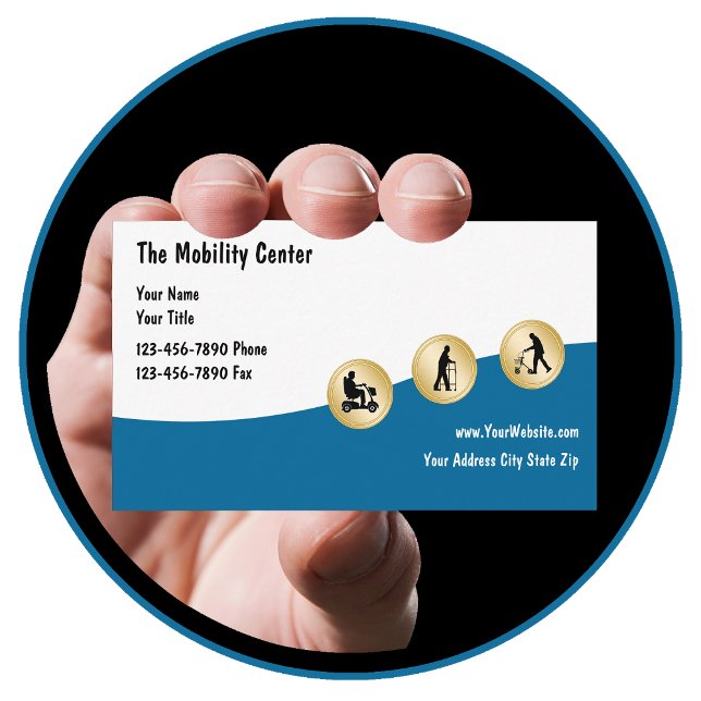 Handicap Medical Supplies Business Card (Creator Uploaded)