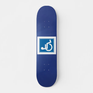 Handicap Sign Skateboard