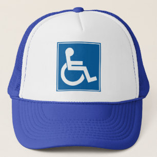 Handicap Sign Trucker Hat