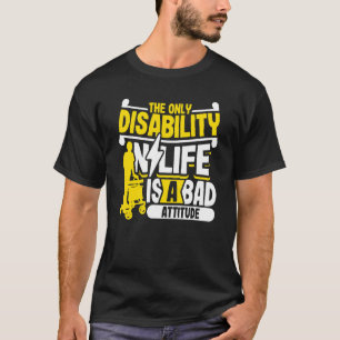 Handicap Wheelchair Disability Humour   Paraplegic T-Shirt