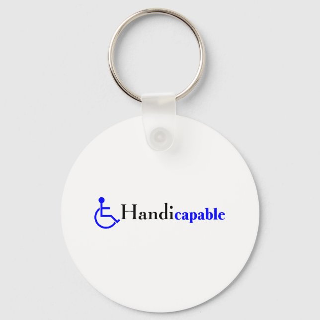 Handicapable (Wheelchair) Key Ring (Front)