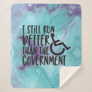 Handicapped and still run better than the gov sherpa blanket