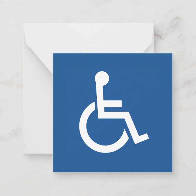Handicapped Card (Front)