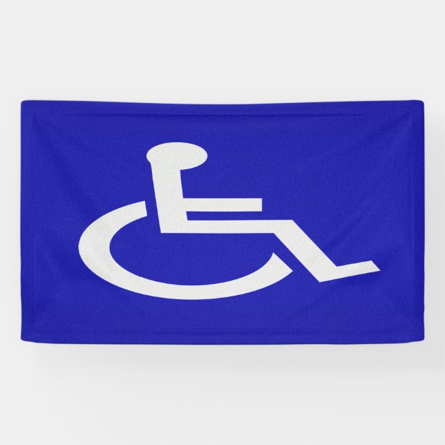Handicapped Disabled Banner (Horizontal)